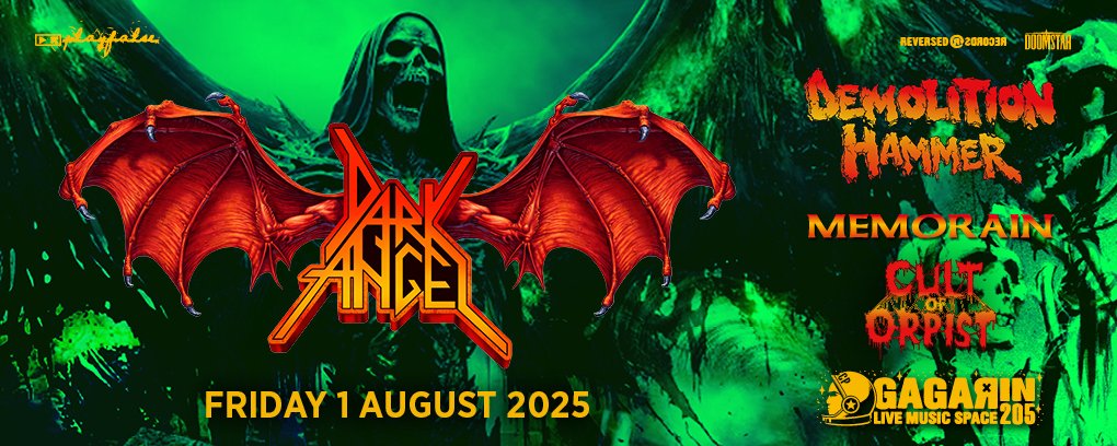 DARK ANGEL & DEMOLITION HAMMER live στην Αθήνα