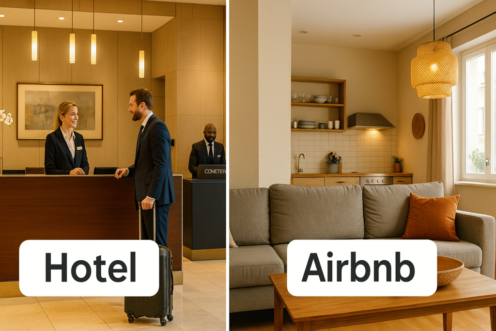 Ξενοδοχείο ή Airbnb στην Αθήνα – Οπτική σύγκριση επιλογών διαμονής