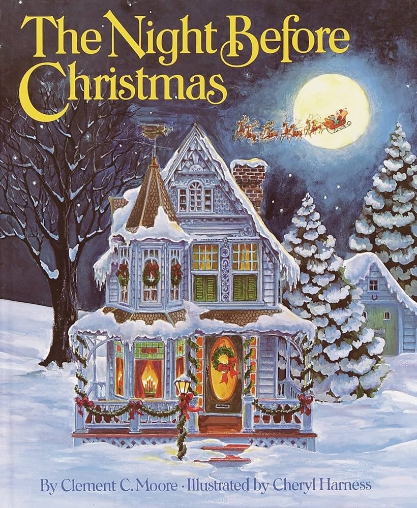 Εξώφυλλο του βιβλίου «The Night Before Christmas» του Clement Clarke Moore