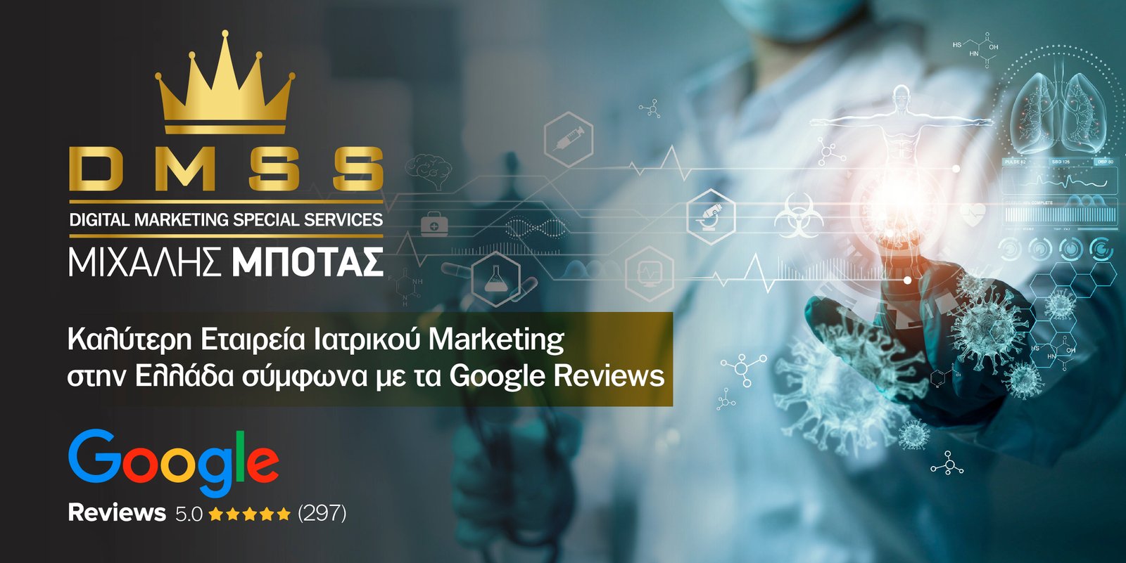 DMSS: Η Καλύτερη Εταιρεία Ιατρικού Μάρκετινγκ στην Αθήνα Σύμφωνα με τα Google Reviews